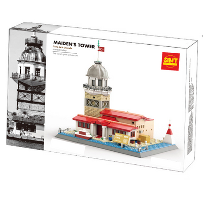 Istanbul Maiden's Tower of Moscow Turkey Building Blocks Set (910 Pcs)