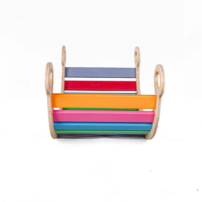 Rainbow Rocker & Balance Board - Large (1-7 Years) | COD Not Available