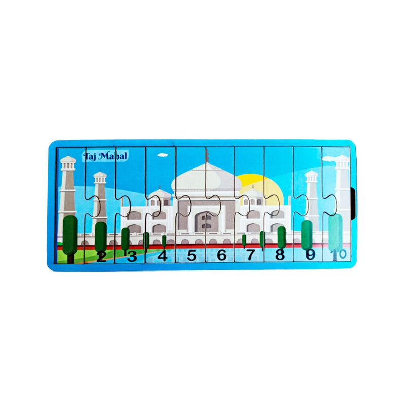 1-50 Numbers Monuments Jigsaw Strip Puzzle