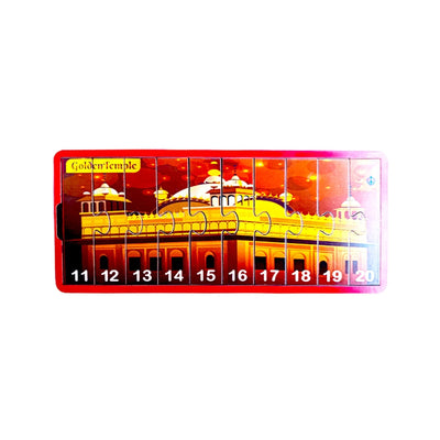 1-50 Numbers Monuments Jigsaw Strip Puzzle