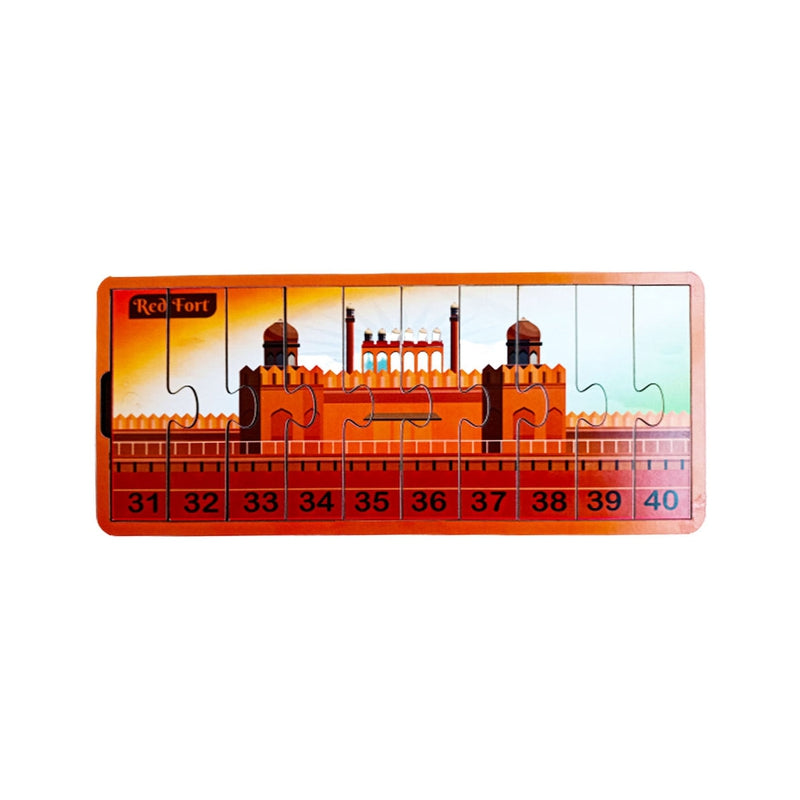 1-20 Numbers Monuments Jigsaw Strip Puzzle