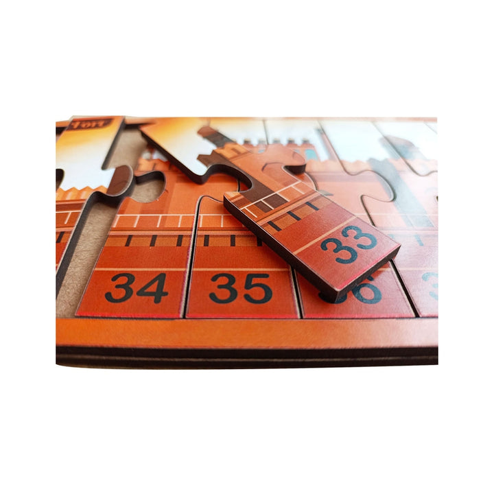 1-50 Numbers Monuments Jigsaw Strip Puzzle