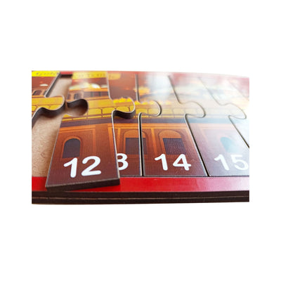 1-50 Numbers Monuments Jigsaw Strip Puzzle