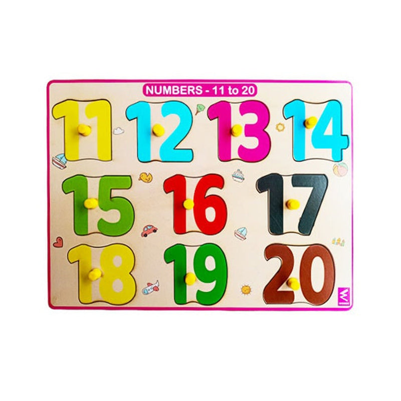 Numbers 11-20 Peg Board Puzzle with counting inside tray (copy)