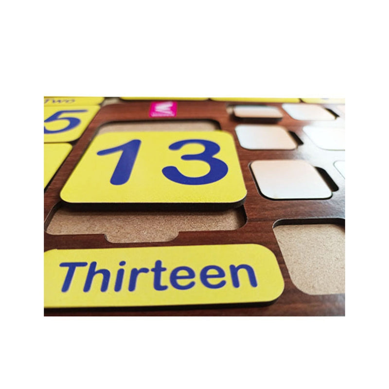 Number Counting Puzzle Game from 1-20