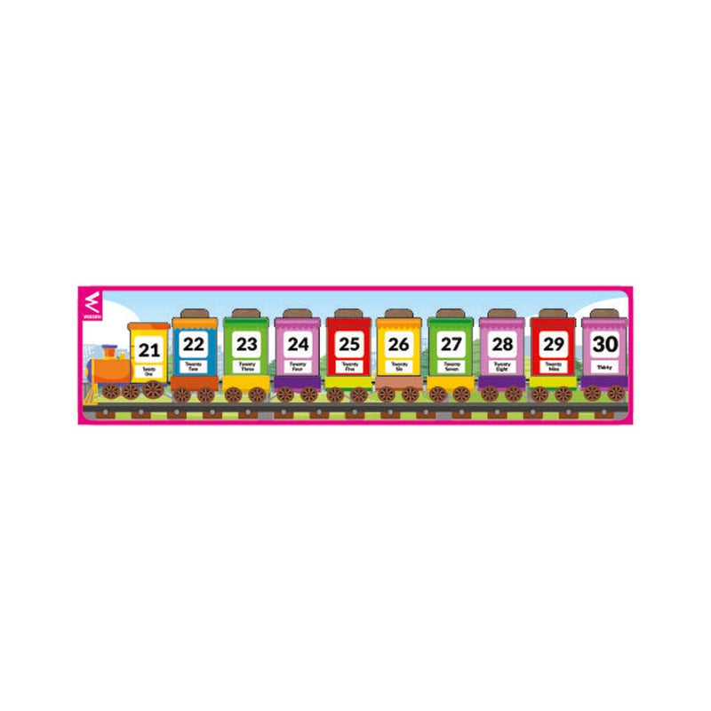 Train Sequencing Puzzle Set of 3 (31-50 Number)