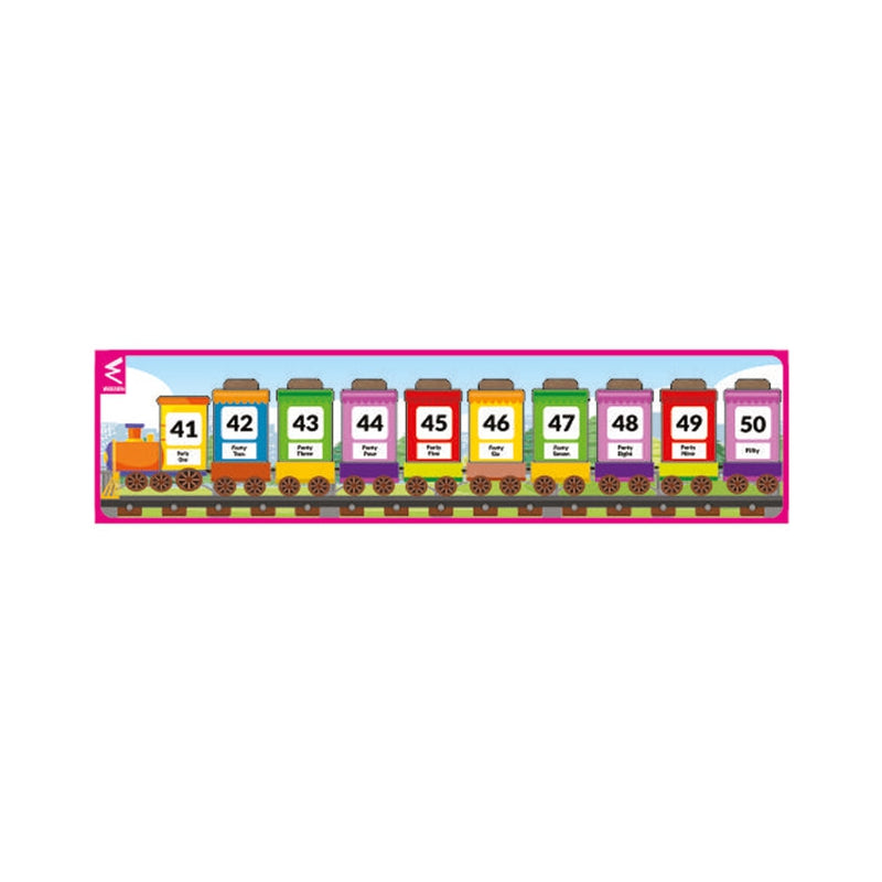 Train Sequencing Puzzle Set of 3 (31-50 Number)