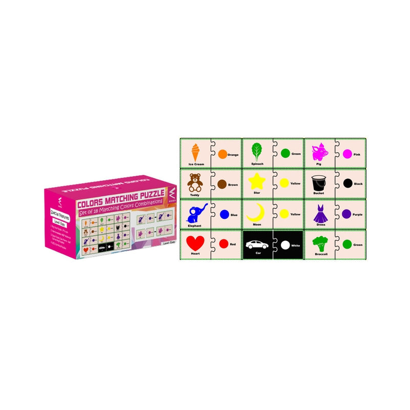 Colour Matching Puzzle- Medium Level (Pieces- 36)