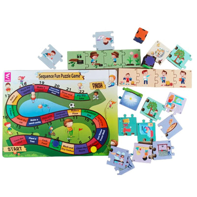 Sequence Fun Puzzle Board Game