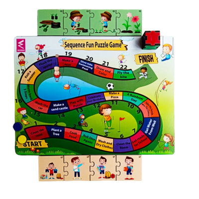 Sequence Fun Puzzle Board Game