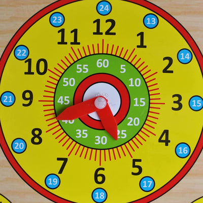 Calendar Clock Toy for Kids Learning (Hanging)