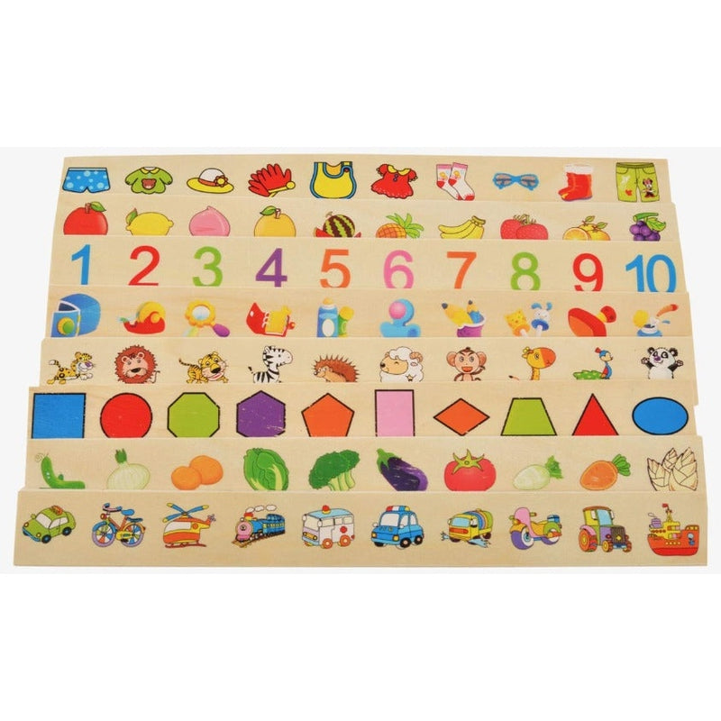 Knowledge Classification Box (Numbers, Shapes, Vehicles, Vegetables, Animals and Fruits)