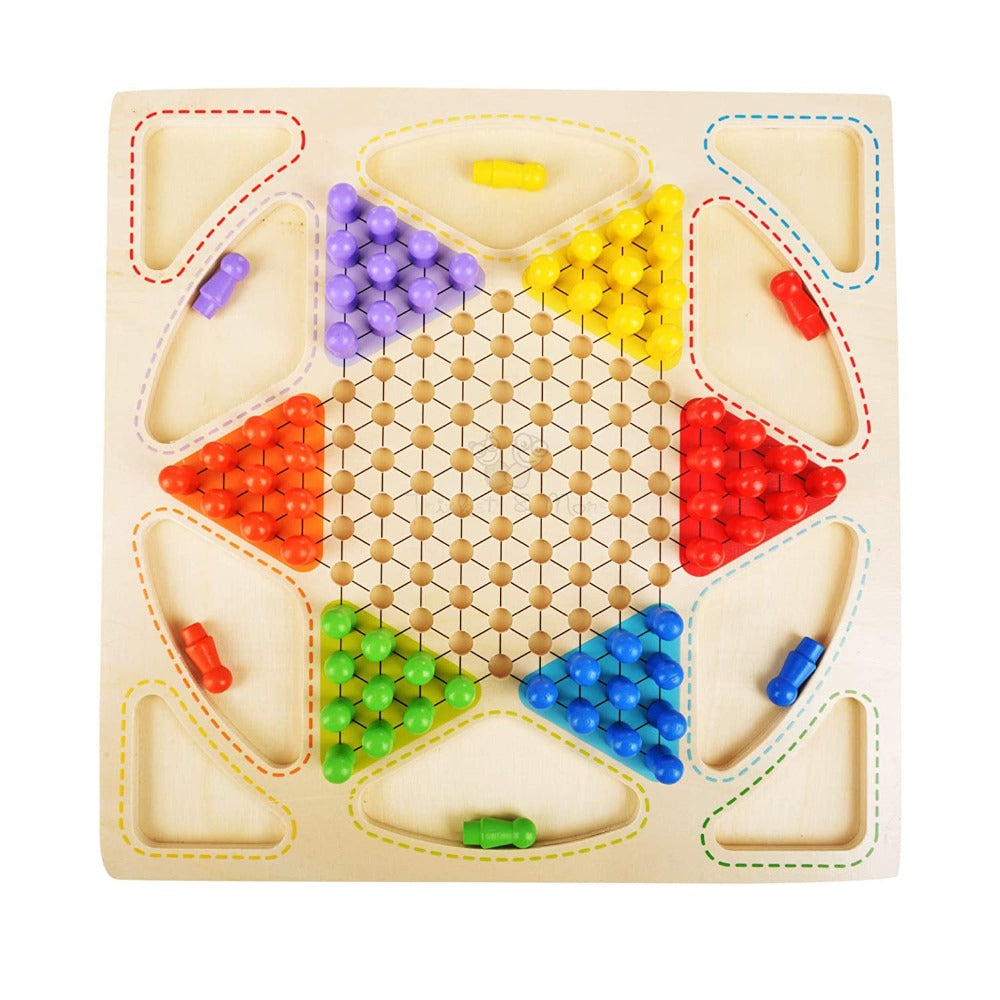 Chinese Checker Board & Ludo 2 in 1