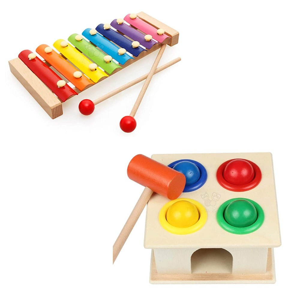 Hammer Ball and Musical Xylophone (Combo) Musical Toy