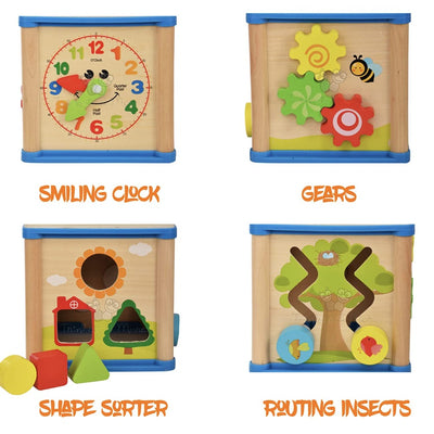 Activity Centre Play Cube Learning House (5-in-1)