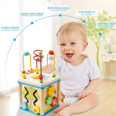 Activity Centre Play Cube Learning House (5-in-1)