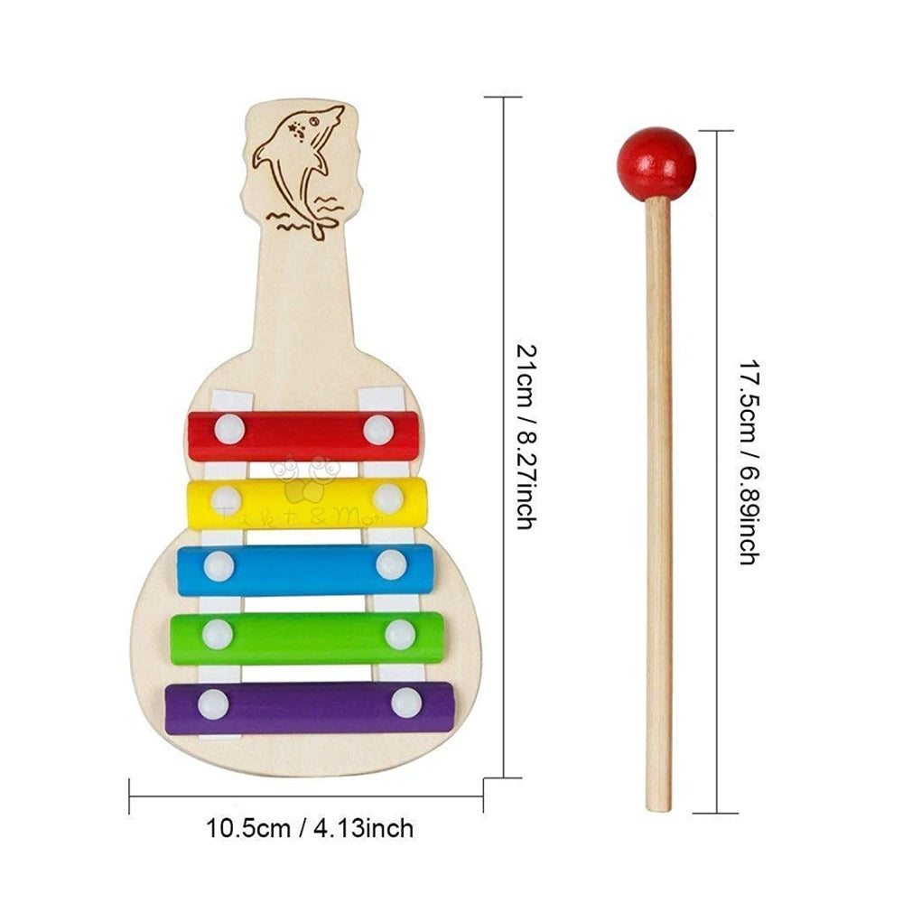 Xylophone Guitar Wooden (5 Nodes)