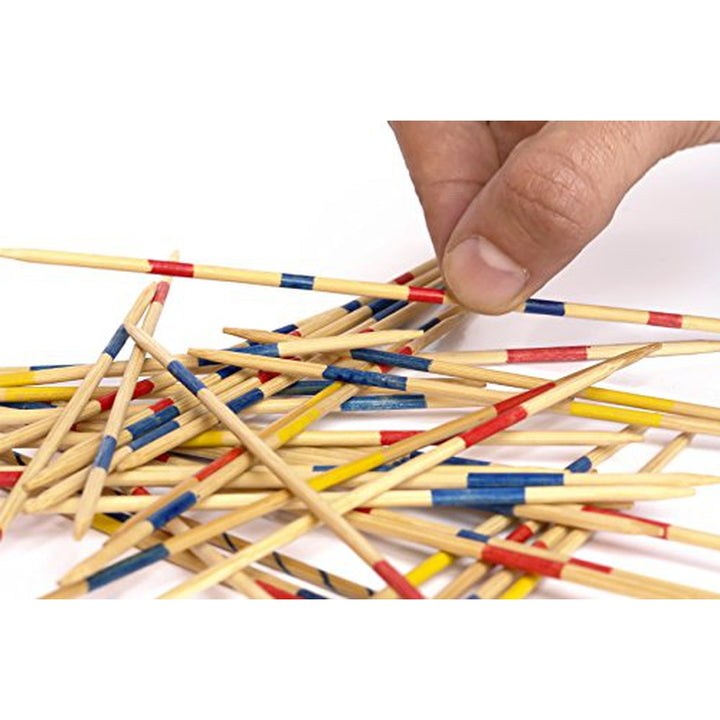 Mikado Wooden 31 Pick-Up Sticks Game for Adults and Kids (Pack of 2)