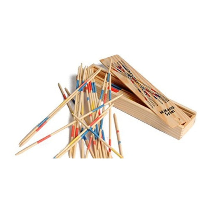 Mikado Wooden 31 Pick-Up Sticks Game for Adults and Kids (Pack of 2)