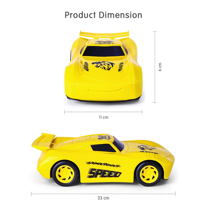 Speed Friction Car Yellow