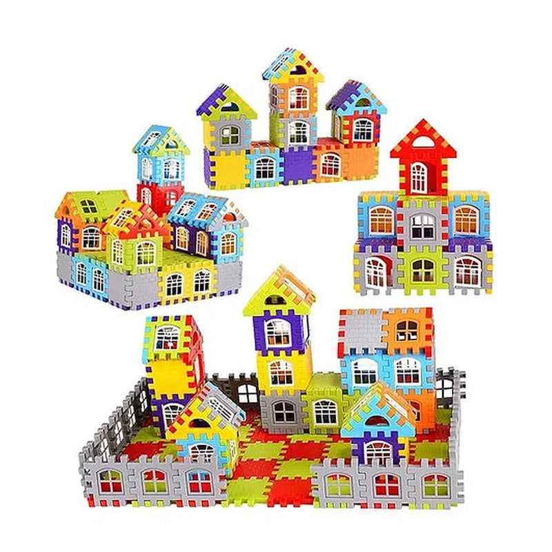 My House Building Blocks Set - 72 Pieces