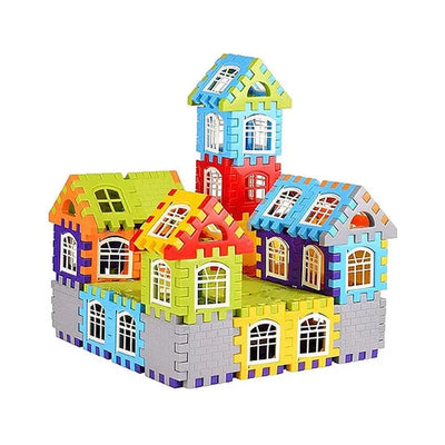 My House Building Blocks Set - 72 Pieces