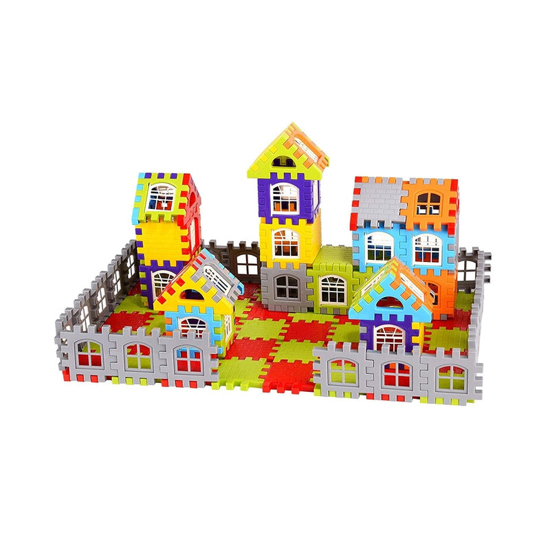 My House Building Blocks Set - 72 Pieces