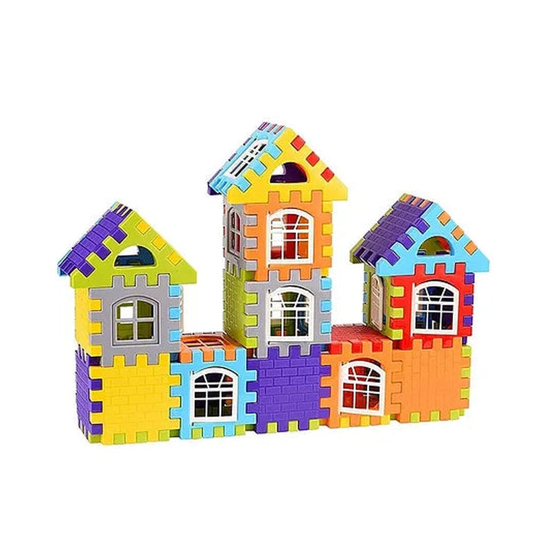 My House Building Blocks Set - 72 Pieces