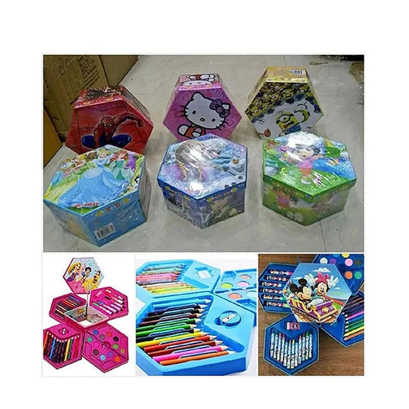 Little Toys Art Set Colors Box Set of 46 Pieces (Assorted Designs)