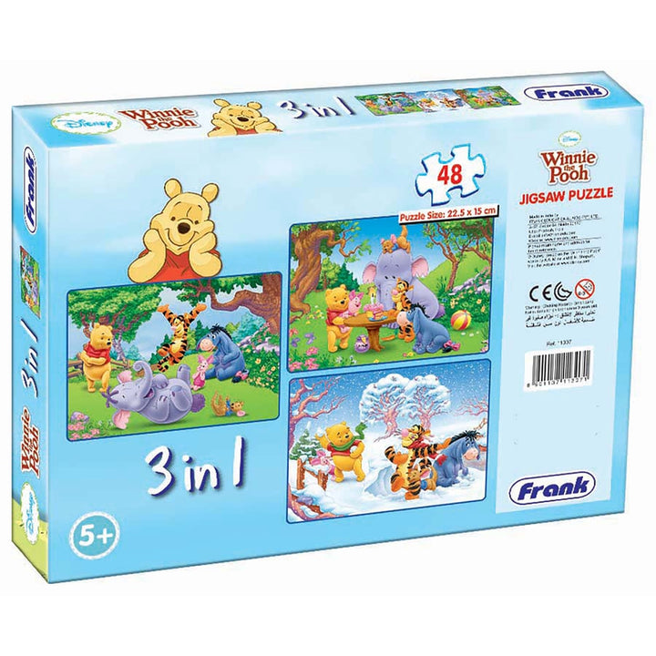 Winnie The Pooh - 3 in 1 Puzzle - 48 Pieces each