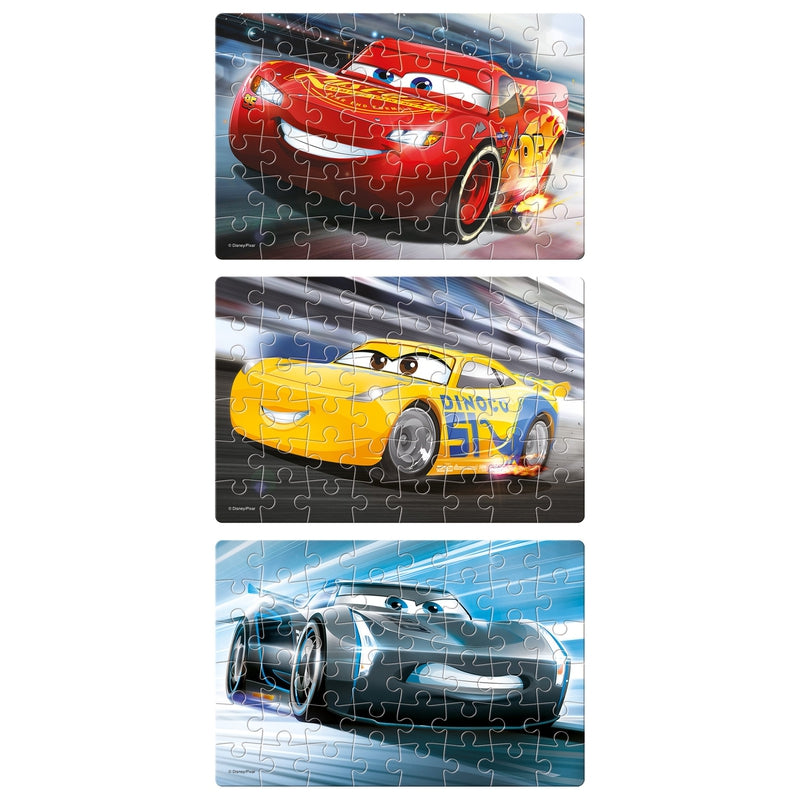 Trefl 34820 - Puzzle 3in1 Cars 3