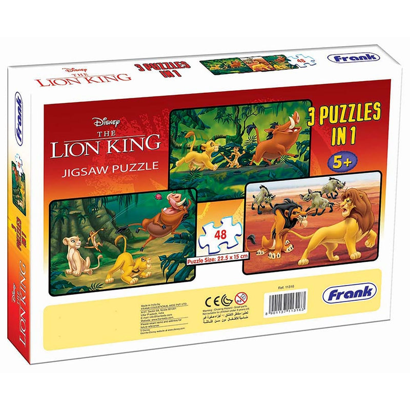 Puzzle 4in1 The Lion King of Disney, 1 - 39 pieces
