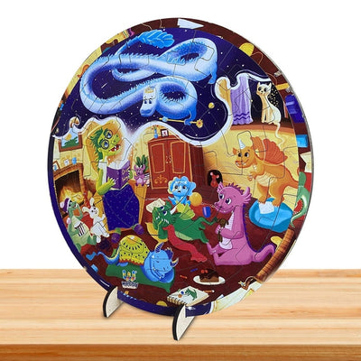 Dragon Land Wooden Fantasy Puzzle (50 Pieces)