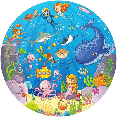 Wooden Ocean Jigsaw Puzzle, 60 Pieces, Multicolor