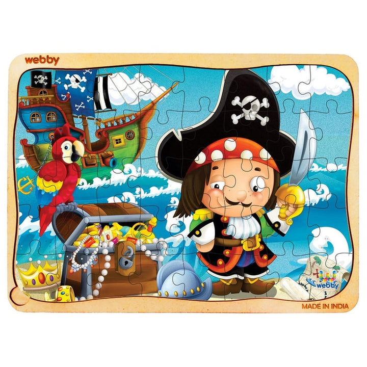 Pirate Wooden Jigsaw Puzzle (40 Pieces)