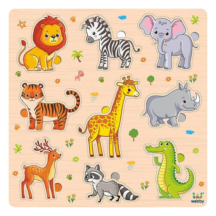 Animals Educational Pre School Wooden Puzzle