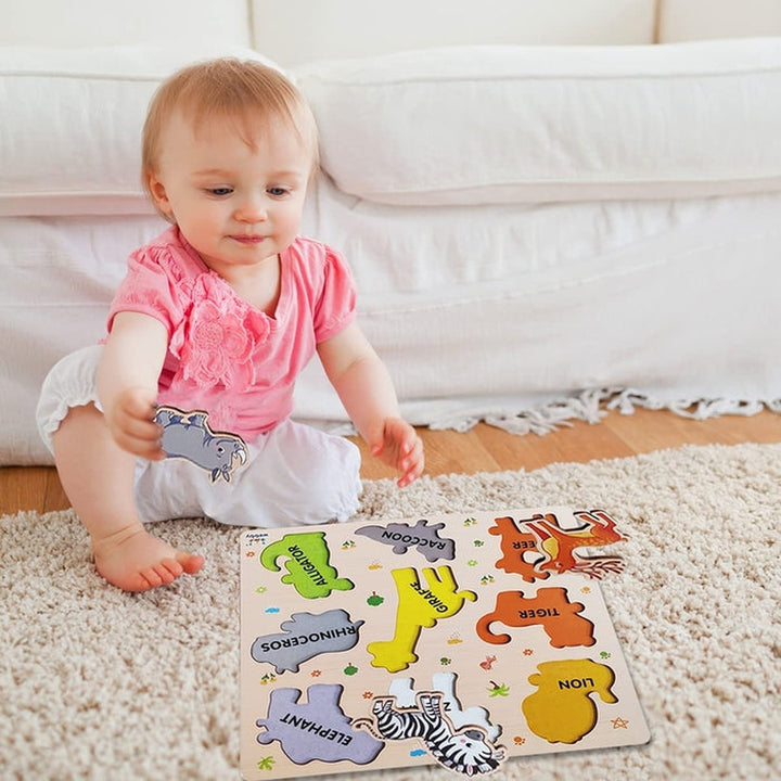 Animals Educational Pre School Wooden Puzzle