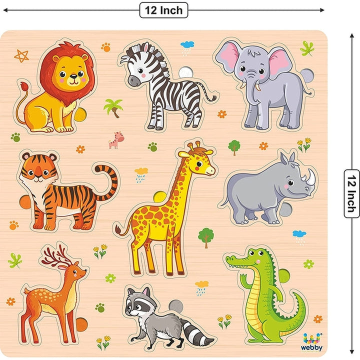 Animals Educational Pre School Wooden Puzzle