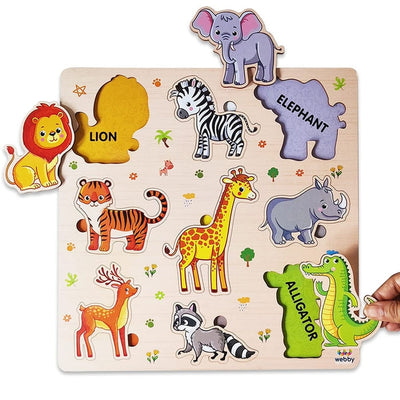 Animals Educational Pre School Wooden Puzzle