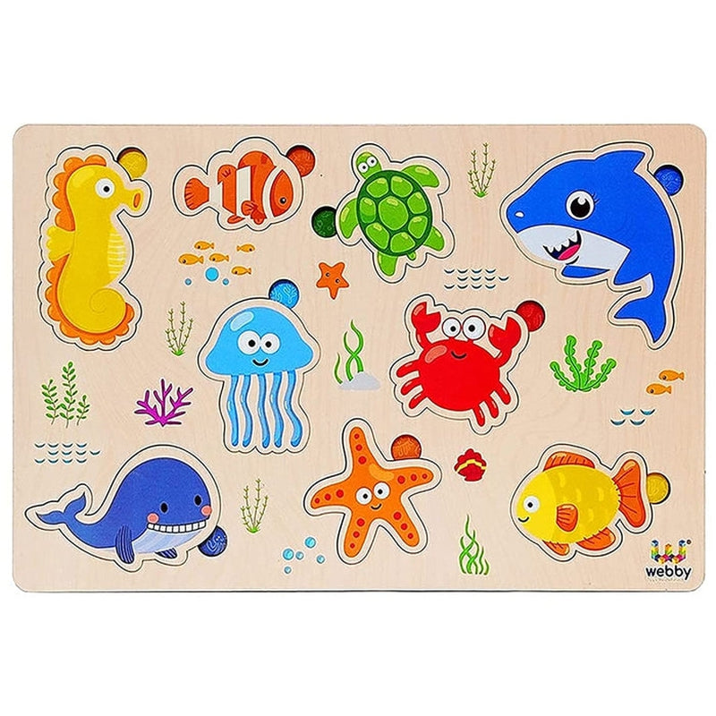 Sea Animal Educational Wooden Puzzle