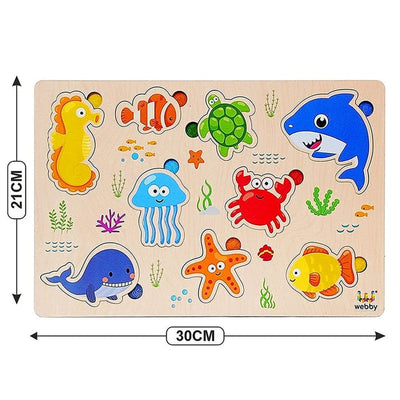 Sea Animal Educational Wooden Puzzle