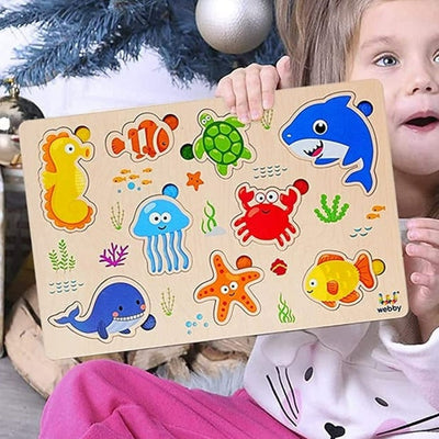 Sea Animal Educational Wooden Puzzle