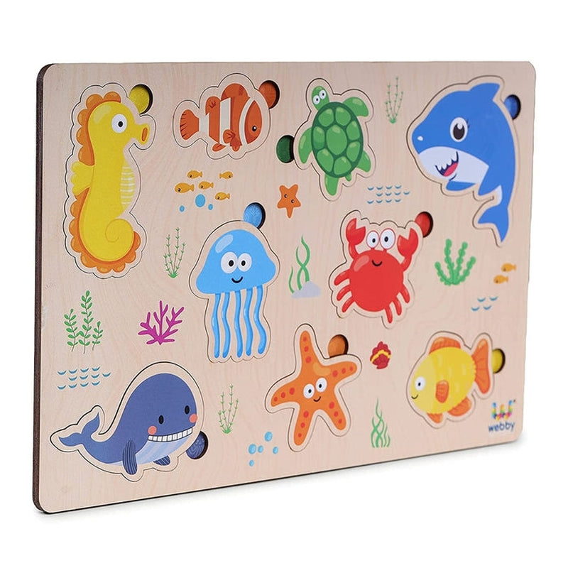 Sea Animal Educational Wooden Puzzle