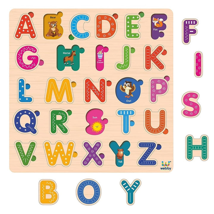 Alphabets Montessori Educational Pre-School Puzzle Board