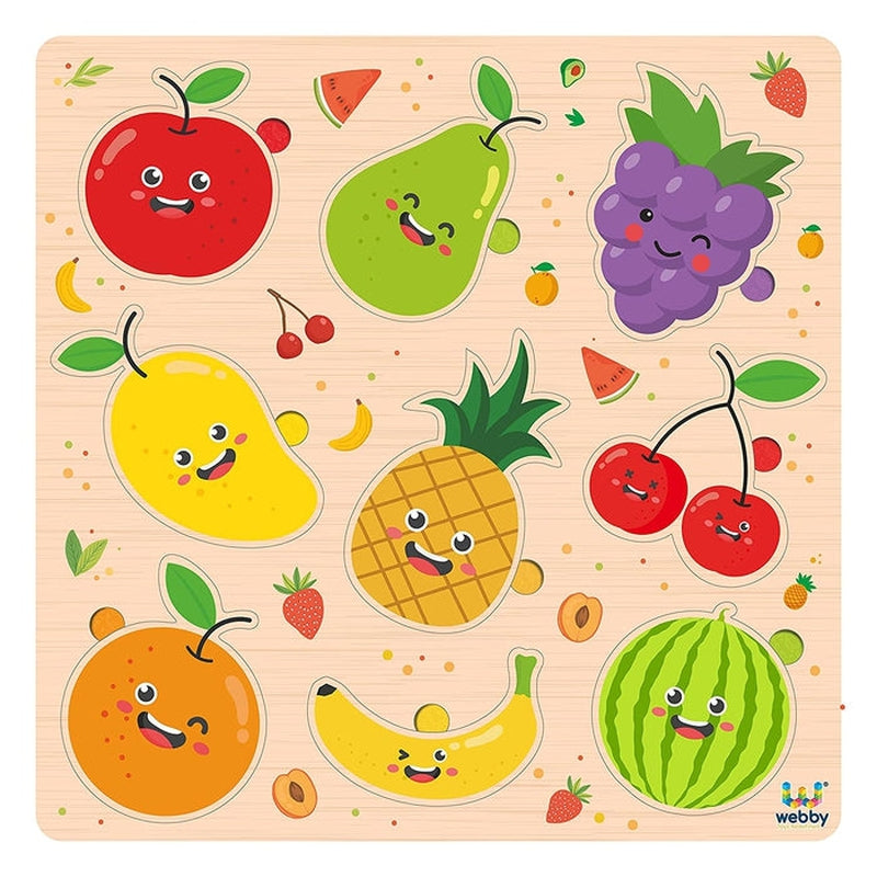 Fruits Educational Pre School Wooden Puzzle