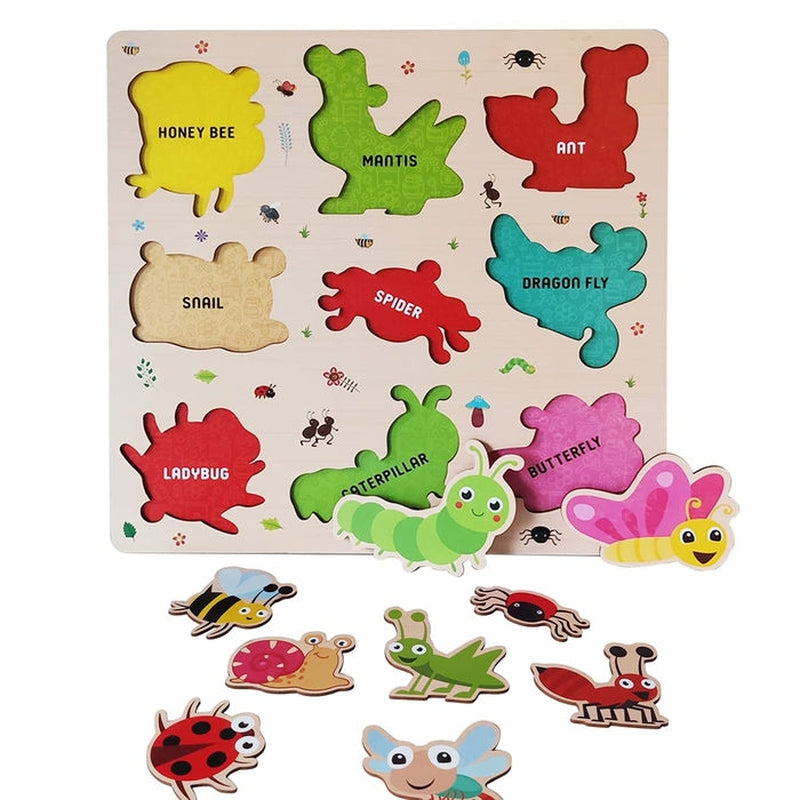 Insects Educational Pre School Wooden Puzzle