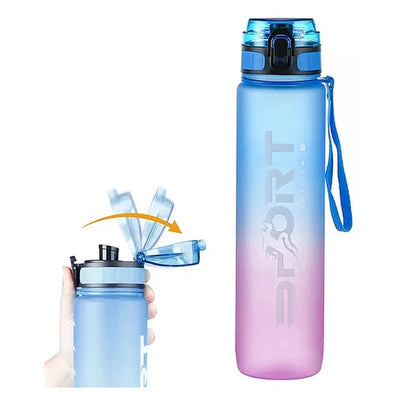 Unbreakable Water Bottle - 1000 ml (Multicolor)