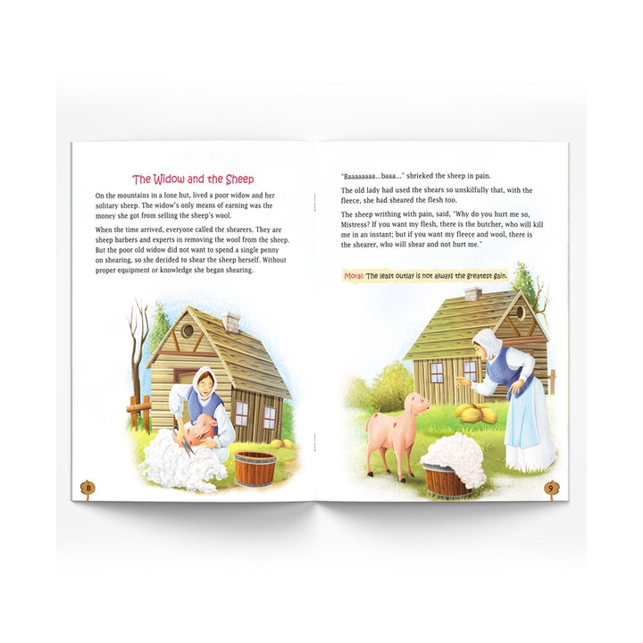 Aesop's Fable-4 Story Book