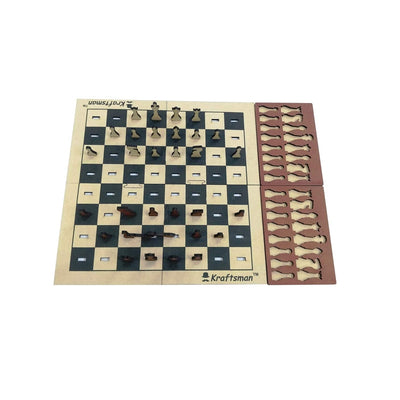 Wooden Portable Chess Board Game Set