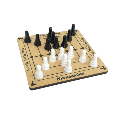 Nine Men's Morris | Navakankari | Daadi | Mills Travel Board Game